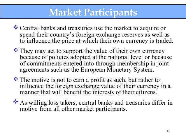 Purpose of foreign exchange market