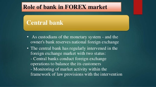 Borrowers role in forex market