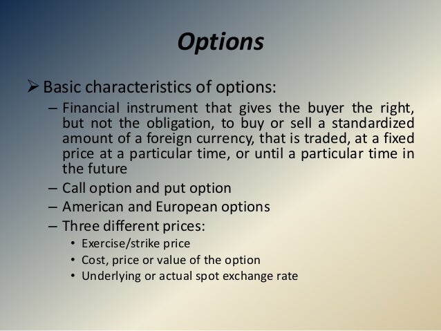 Foreign exchange market features