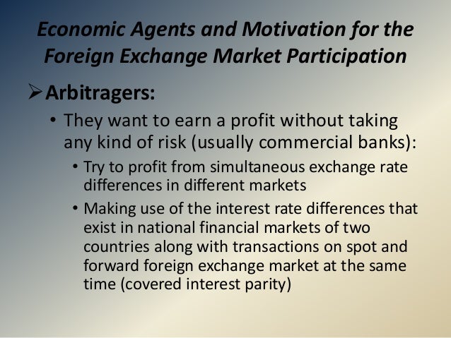 Foreign exchange industry