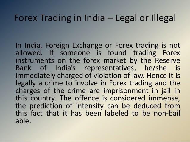 Legal Forex Broker In India - 