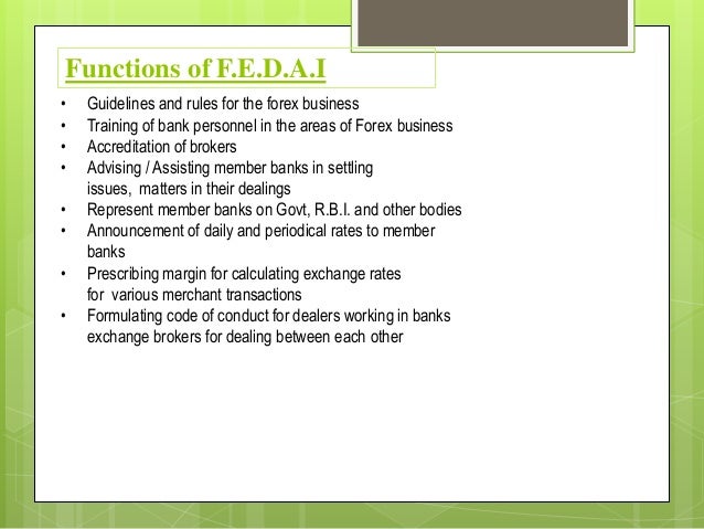 Forex dealers association of india