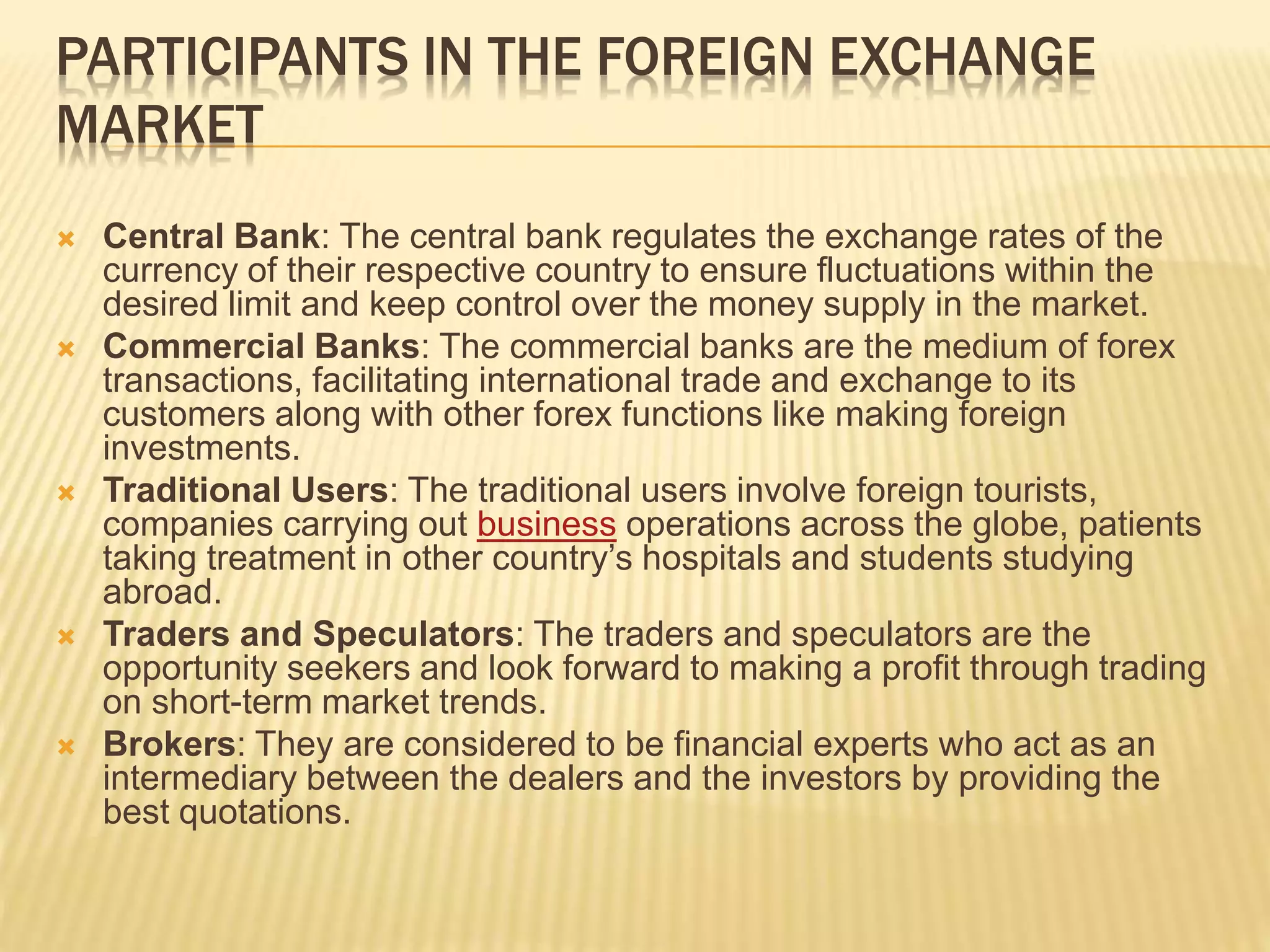 Foreign exchange market