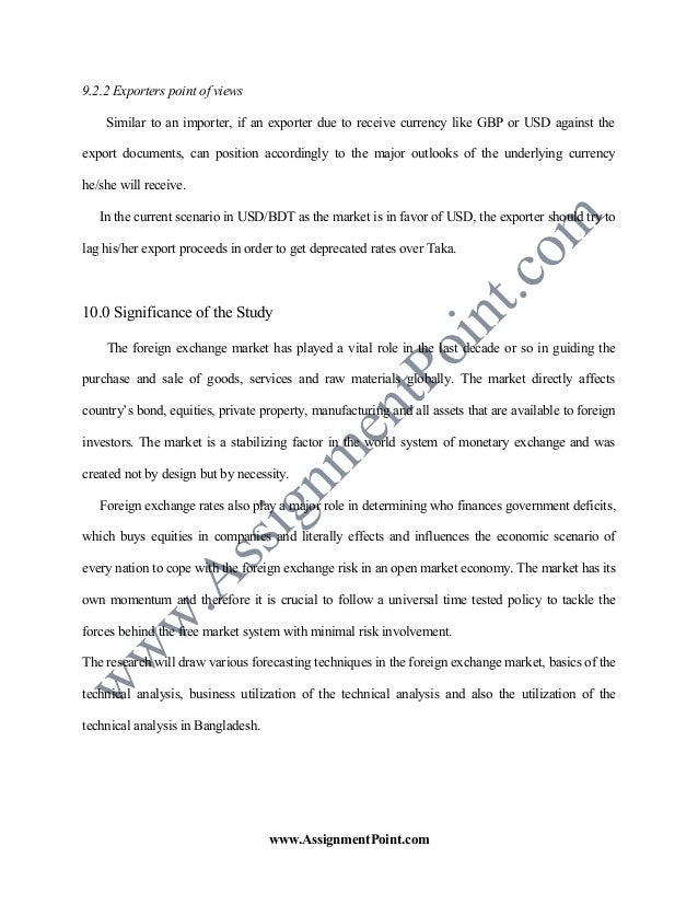 Report On Foreign Exchange Market Of Hsbc Bangladesh Ltd - 