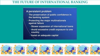 THE FUTURE OF INTERNATIONAL BANKING
 