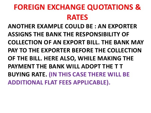 Foreign Exchange Rates Quotes - 