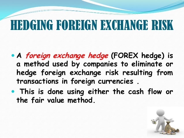 Foreign Exchange Risk And Hed!   ging - 