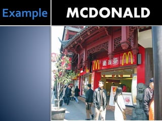 Example MCDONALD
 