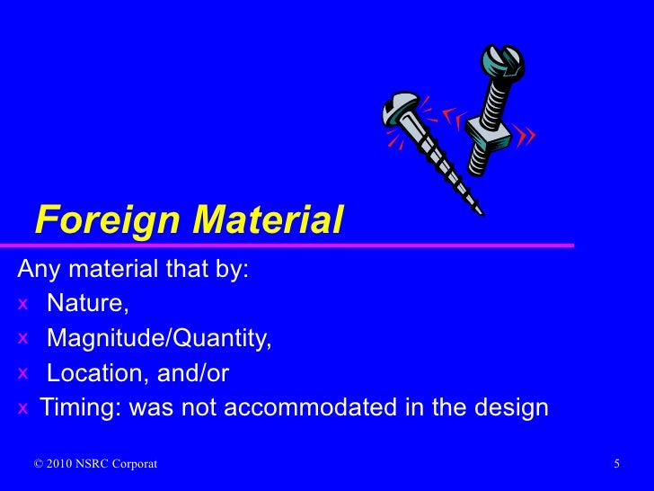 Foreign Material Mgt 2010 02 27 0901
