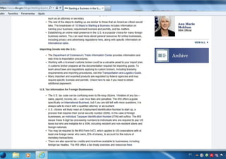 Foreign national bussiness