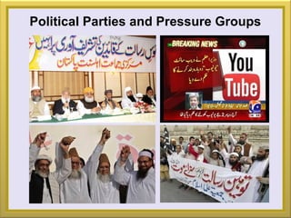 Political Parties and Pressure Groups
 