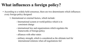Foreign Influence Examples foreign policy ppt.pptx