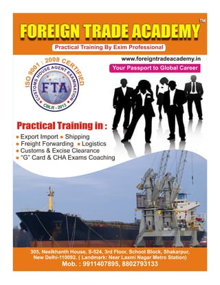 Foreign trade academy (prospectus) 
