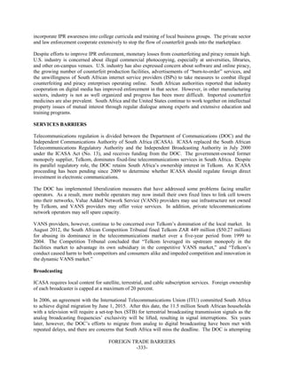 Dr Dev Kambhampati | USTR: Foreign Trade Barriers- 2013 National Trade Estimate Report