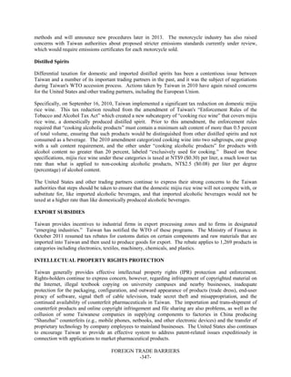 Dr Dev Kambhampati | USTR: Foreign Trade Barriers- 2013 National Trade Estimate Report