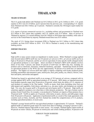 Dr Dev Kambhampati | USTR: Foreign Trade Barriers- 2013 National Trade Estimate Report