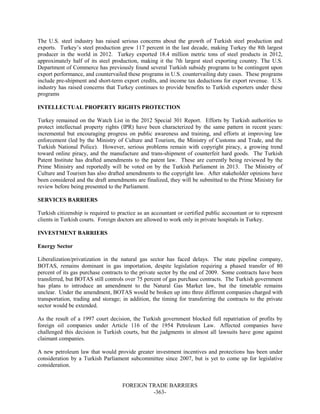 Dr Dev Kambhampati | USTR: Foreign Trade Barriers- 2013 National Trade Estimate Report
