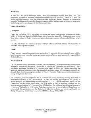 Dr Dev Kambhampati | USTR: Foreign Trade Barriers- 2013 National Trade Estimate Report