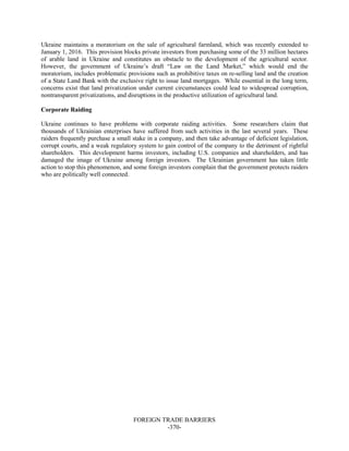 Dr Dev Kambhampati | USTR: Foreign Trade Barriers- 2013 National Trade Estimate Report