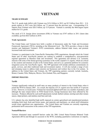 Dr Dev Kambhampati | USTR: Foreign Trade Barriers- 2013 National Trade Estimate Report