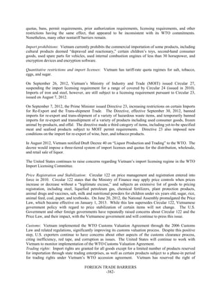 Dr Dev Kambhampati | USTR: Foreign Trade Barriers- 2013 National Trade Estimate Report