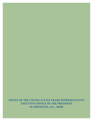 Dr Dev Kambhampati | USTR: Foreign Trade Barriers- 2013 National Trade Estimate Report
