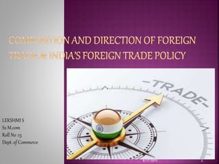 LEKSHMI S
S2 M.com
Roll No :13
Dept. of Commerce
8/17/2015 2
 