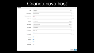 Criando novo host
 