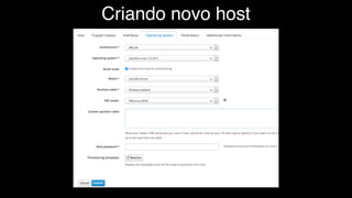 Criando novo host
 