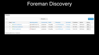 Foreman Discovery
 
