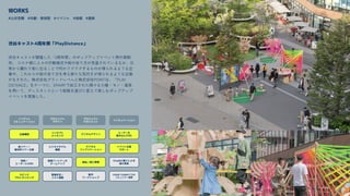 WORKS
#公共空間 #共創・参加型 #イベント #地域 #遊具
渋谷キャスト4周年祭「PlayDistance」
渋谷キャストが開催した「4周年祭」のポップアップイベント用什器制
作。 コロナ禍に人々の行動様式や街の在り方が見直されているな...