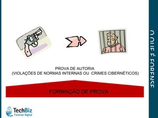 O QUE É FORENSE COMPUTACIONAL? EVIDÊNCIAS DIGITAIS PROVA DE AUTORIA  (VIOLAÇÕES DE NORMAS INTERNAS OU  CRIMES CIBERNÉTICOS) FORMAÇÃO DE PROVA 