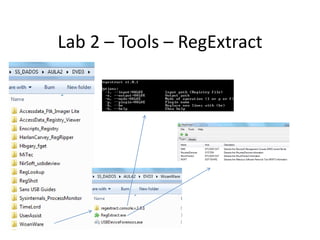 Lab 2 – Tools – RegExtract
 