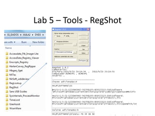 Lab 5 – Tools - RegShot
 
