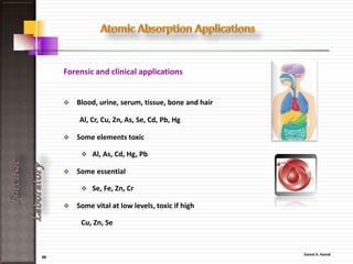 59
ForensicLaboratory
Some of the most popular applications to
evidence analysis are:-
• Drugs
• Soils
• Inks
• Explosives
 