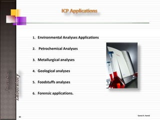 63
ForensicLaboratory
• Lamp
• Atomizer
• Monochromator
• Photomultiplier tube
• Optical system
• Automatic gas control
 