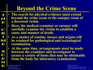 Forensic.Ch.2.Crime Scene.ppt