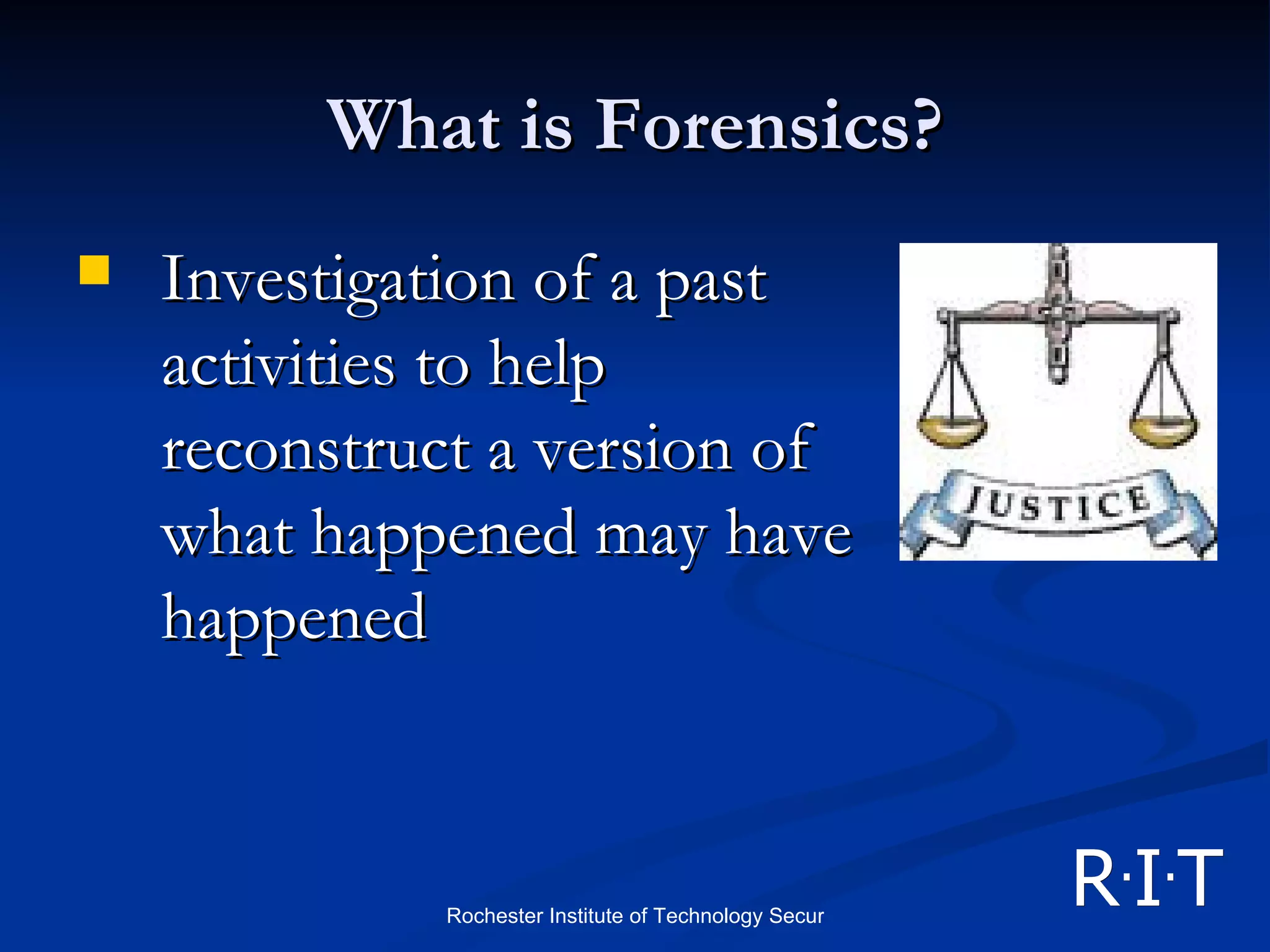 Forensic Lab Development | PPT
