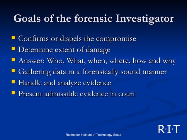 Forensic Lab Development | PPT