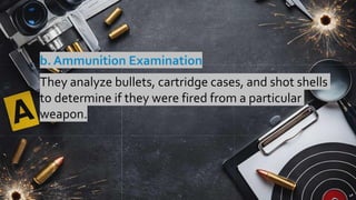 FORENSIC ballistics for studying and review. Presented | PDF