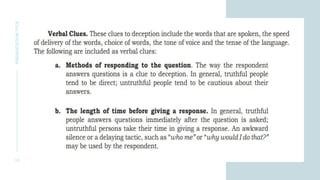 Comprehensive Overview of Lie Detection Techniques and Polygraph ...