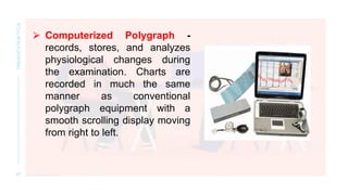 Comprehensive Overview of Lie Detection Techniques and Polygraph ...