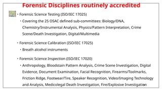 Forensic science inandAccreditation.pptx