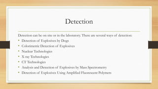 Forensic analysis and detection of aromatic nitro compounds | PDF