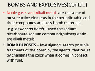 Forensic analytical chemistry | PPTX