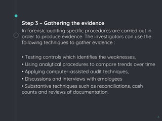 Forensic audit | PPTX