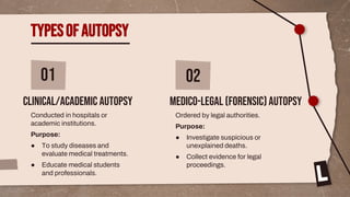 Comprehensive Guide to Forensic Autopsy Procedures and Legal ...
