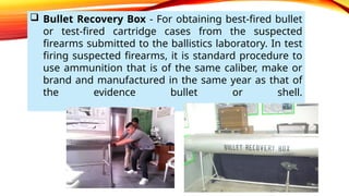 FORENSIC BALLISTICS - ULOD.pptx lessons and discussions | PPTX