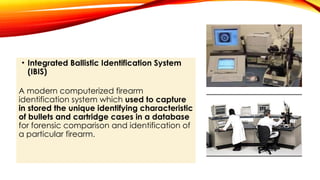 Computerised Bullet FORENSIC BALLISTICS - ULOD.pptx lessons and discussions | PPTX