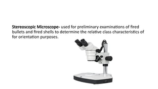 FORENSIC BALLISTICS bachelor science in criminology TOPIC 12.pptx
